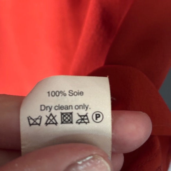 Madewell Off Shoulder Blouse | Rust | 100% Silk | S πβ¨ - Picture 6 of 9